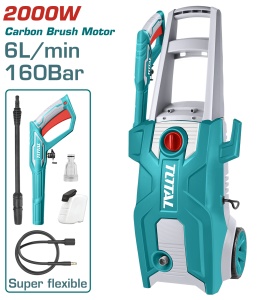 TOTAL - APARAT DE SPALAT CU PRESIUNE - 160BAR - 6L/MIN - 2000W (INDUSTRIAL)