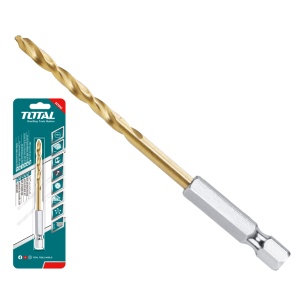 TOTAL - BURGHIU CU CAP BIT PRINDERE HEXAGONALA HSS 3.5mm