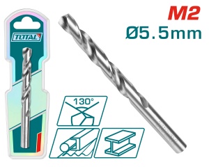 TOTAL - BURGHIU PENTRU METAL M2 HSS - 5.5mm (INDUSTRIAL)