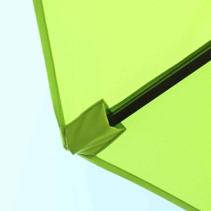 Umbrela Dubla de Gradina cu Deschidere cu manivela, Otel si Poliester, 460x270x240cm, verde - Img 7