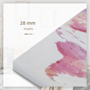 5 Piese Canvas Wall Art Harta Lumii, Tablouri de Perete pentru Decor Dormitor Sufragerie, 80 x 40 cm x 4 - Img 7