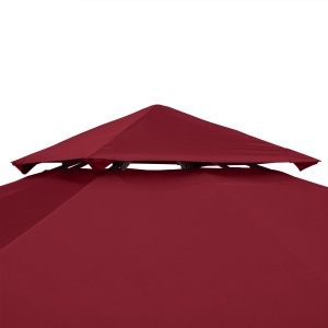 Acoperiș pentru Foișor de Grădină Anti-UV din Poliester, 3x3m, Roșu - Img 9