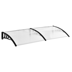 Acoperis pentru Usa sau Fereastra, Impermeabil si Anti-UV, din Policarbonat, 80x197x23 cm - Img 1