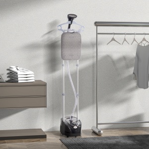 Aparat de Călcat Vertical cu Aburi, Fier de Călcat de 2L, Putere 1950W cu 2 Tije Portabil, 35x25x23cm - Img 2
