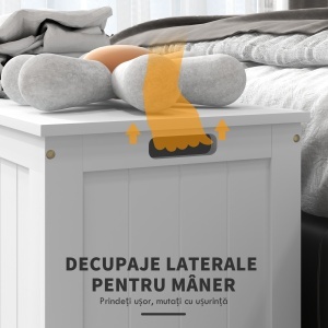 Banca de Depozitare din MDF Deschidere cu Blocare de siguranta 81x40x46cm - Img 6