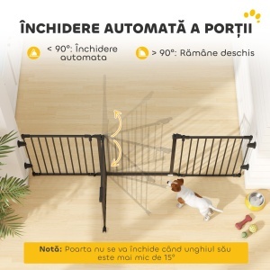 Bariera Siguranta Pliabila – Neagra, Pentru Caini, inchidere Automata - Img 6