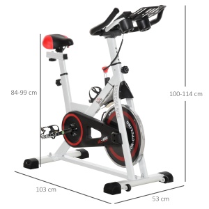 Bicicleta Spinning – 8 kg Volant pentru Fitness Acasa - Img 3