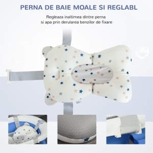 Cadita Pliabila Copii 0-3 Ani – Cu Termometru & Pernuta - Img 6