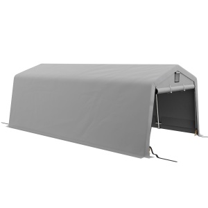 Carport 3,3×6,2 m – Garaj Cort Portabil cu Ventilatie & Copertina - Img 1