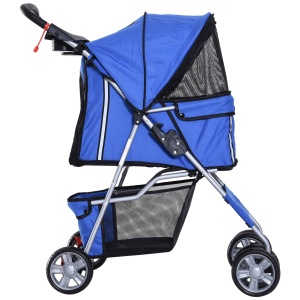 Carucior pentru Caini 75×45×97 cm cu suport pahar si cos - Img 8