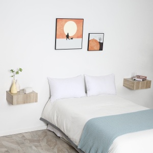Comodine Suspendate 40×30 cm in Stil Modern – Legno - Img 2