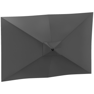 Copertină de Rezervă pentru Umbrelă cu Ventilație în Partea Superioară, 300x200 cm, Gri Cărbune
