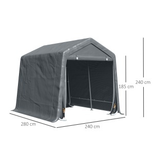 Copertina Garaj 2,8×2,4 m – Protectie Auto, Moto, Biciclete - Img 3