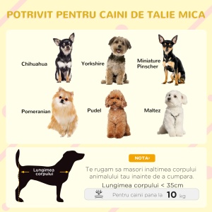 Cușcă pentru Câini Impermeabilă pentru Extern din Lemn de Brad, 82x58x58cm - Img 7
