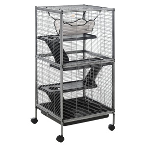 Cusca Rozatoare 52×52×113,5 cm – 4 Nivele & Tava Detasabila - Img 1