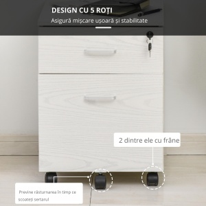 Dulap cu Sertar, pentru depozitare documente, 40 x 44 x 54.6cm - Img 4
