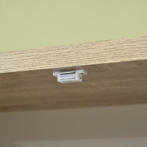 Dulap de Depozitare 4 Usi si 4 Rafturi Reglabile 80x40x182 cm – Crem/Alb - Img 8