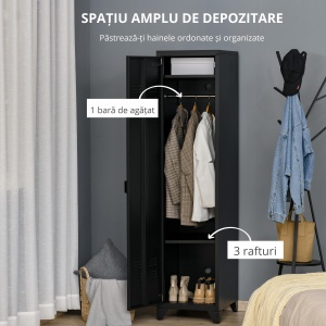 Dulap Metalic – Stil Industrial cu 1 Usa, Design Vintage - Img 4