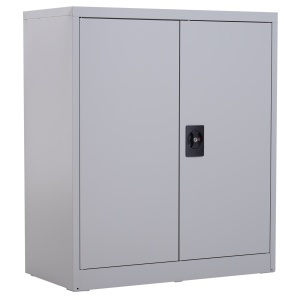 Dulapior Documente – Otel Gri 80×40×92,5 cm cu inchidere - Img 1