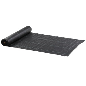 Folie pentru Mulcire 1300g/m², Respirabilă și Anti-UV din Polipropilena, 50x2 m, Negru - Img 1