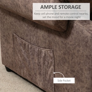Fotoliu Relax Maro – inclinabil Manual cu Material Textil - Img 6