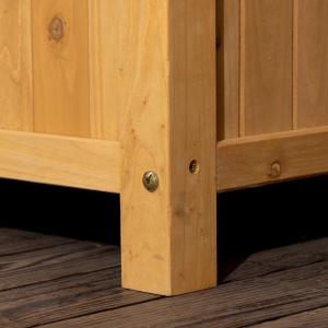 Jardiniera Verticala Lemn Galben 90×45×180 cm – Brad & Design Vertical - Img 7