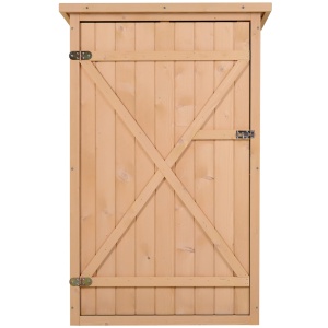 Magazie de Scule pentru Exterior din lemn de brad 75x56x115 cm - Img 7