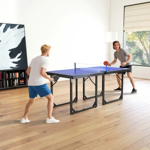 Masa Ping Pong – Pliabila 182×91×76 cm cu Plasa - Img 2