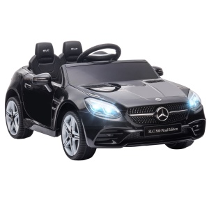 Masina Electrica pentru Copii 3-6 Ani cu 2 Motoare si Telecomanda, 107x62.5x44 cm, Negru - Img 1