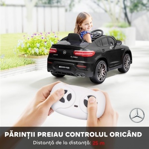 Masina Electrica pentru Copii Mercedes, Negru - Img 5