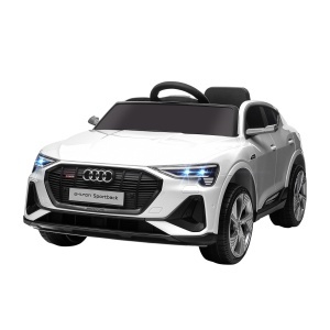 Masina sport electrica pentru copii, jucarie cu motor 12V pentru copii de 3-5 de ani, Alba - Img 1
