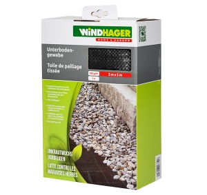 Membrana antiburuieni 5x2m; 100g/m² WINDHAGER