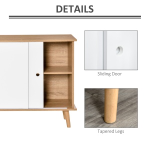 mobilier bucatarie modern, 130x40x74.5cm, culoarea lemnului/alb - Img 7