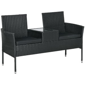 Mobilier de Terasa pentru 2 Persoane cu Masa de Ceai - Img 1