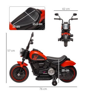 Motocicleta Electrica 18–36 Luni – Far & Roti Suplimentare - Img 3