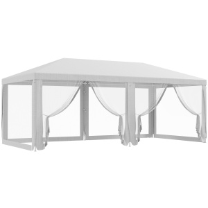 Outdoor 116" x 234" Pop-Up Canopy Tent w/ UV Protection & Lasting Strength White - Img 1