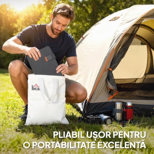 Panou Solar Pliabil 36W, Încărcător Solar Portabil cu Conector Type-C la USB-A, Alimentare pentru Exterior - Img 6