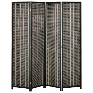 Paravan 3 Panouri – Lemn & Bambus, 180 cm inaltime