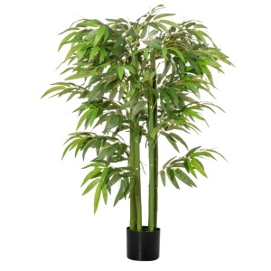 planta artificiala bambus in ghiveci, 140 cm - Img 1