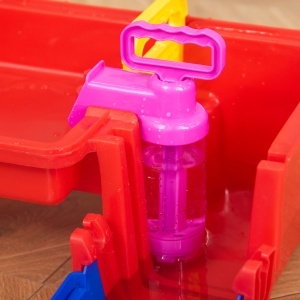 Playset pentru apa 53 Piese pentru Copii 3-6 Ani, din PP, 123x90x7cm, Albastru si Rosu - Img 9