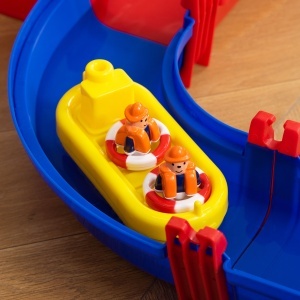 Playset pentru apa 78 Piese pentru Copii 3-6 Ani, 123x90x7cm, Albastru si Rosu - Img 9