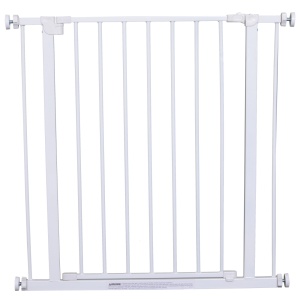 Poarta Siguranta Copii & Animale – 76×72–82 cm, Alb Reglabila - Img 1