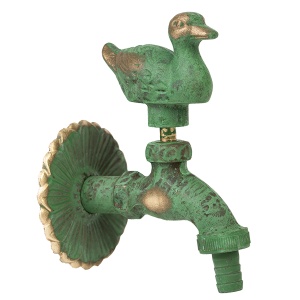 Robinet decorativ dublu serviciu si motiv Rata, 1/2"