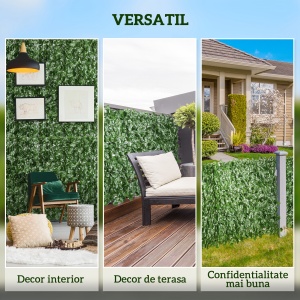 Rulou de Gard Viu Artificial pentru Balcon si Gradina - Img 5
