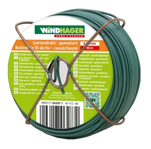 Sarma de gradina cauciucata, rola 40m, grosime 2.2mm WINDHAGER