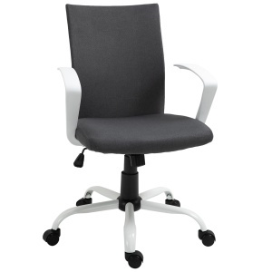 Scaun de Birou Ergonomic și Pivotant pentru Birou, Gri Închis - Img 1