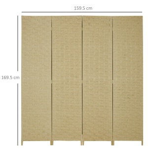 Separator Interior – Lemn Pliabil 170 cm, Maro - Img 3