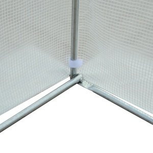 Sera Gradina 450×300×200 cm – Fier & PE, Acoperis inclinat - Img 9