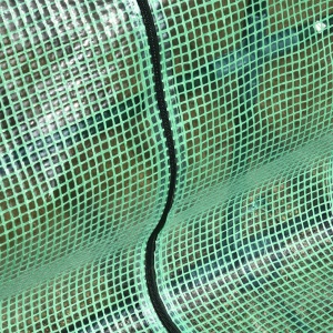 Seră pentru Grădină Impermeabilă și Rezistentă la UV cu 3 Ferestre Rulante, 400x100x80 cm, Verde - Img 8