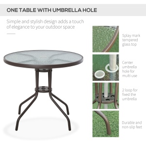 Set Mobilier de Gradina cu Tuburi Otel 6 bucati, crem - Img 6